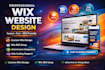 design wix website, wix website redesign, wix redesign, redesign wix website