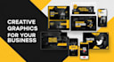 design professional visiting cards, posters and banners