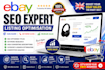 be your ebay store manager, product listing and customer support VA