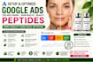 setup optimize peptides google ads for anti aging skin health beauty peptides
