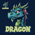 make a premium mascot character dragon logo