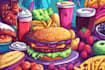 do a food pop art