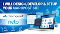 design, develop and set up your maropost website