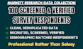 conduct online survey research and get targeted survey responses