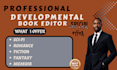 developmental edit steamy romance, proofread fiction novel kdp book edit
