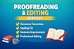 professionally proofread and edit your document
