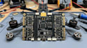 design drone flight controller pcb, bldc esc, imu arduino pi raspberry pi, esp32