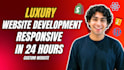 build luxury website design and full website development