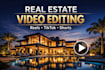 do real estate video editing