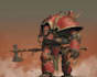 illustrate detailed warhammer 40k characters