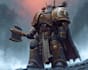 create cinematic warhammer 40k character illustrations
