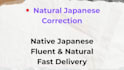 make your japanese sound natural