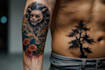 design a tattoo design in japanese style