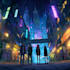 do anime background in anime style