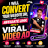 convert your website url or affiliate link into a viral video ad