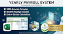 manage your yearly payroll and salary sheets in excel