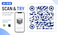 design a 3d ar qr code menu for restaurant and cafe owners
