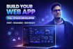 build a full stack app with authentication, API and database