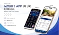 redesign your mobile app UI UX with a modern and clean interface
