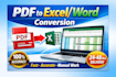 convert PDF to excel fast and accurately