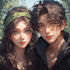 draw cool anime couple for you