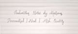 write neat handwritten notes