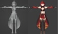 create a stylized 3d model for games or animations