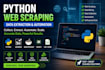do python web scraping, data extraction, and automation