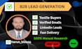 find textile and apparel buyers with verified email leads