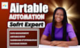 do airtable automation crm, airtable database, make com, softr webapp