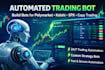 develop hummingbot, 3commas trading bots with robinhood, kraken API