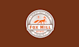 create a captivating illustration logo for fox mill brewery