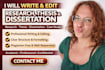 write and edit research,thesis,dissertation and case study