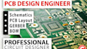 design professional pcb, circuit design, schematic and embedded system