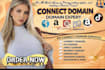 connect domain and setup dns records for your website