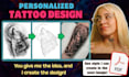 create a hyperrealistic tattoo