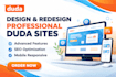 design and redesign duda website with duda website builder do duda seo
