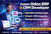 develop odoo erp, web app, ai saas app, pos, duda website, odoo crm, mvp, mlm