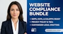 draft your website privacy policy and terms and conditions