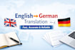translate english to german, fast and accurate