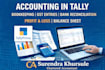 do accounting bookkeeping and data entry in tally prime