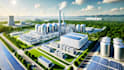 design 3d power plant, refinery, factory models