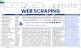 do manual web scraping, data scraping, and data extraction
