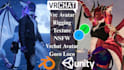 custom vrchat avatar, vrc avatar, vr character, furry nsfw anime 3d vtuber
