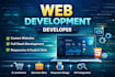 develop a custom website with authentication, dashboard and features