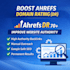 increase your ahrefs domain rating DR with powerful SEO backlinks