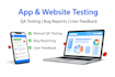 do app, website and game testing with detailed QA feedback and review QA testing
