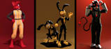 create a 3d model game character