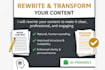 humanise and improve your ai generated text
