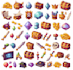 2d game art , game ui, 2d game assets, icon, object and items